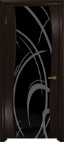 Арт Деко Стайл Вэла фуокко триплекс черный с рисунком