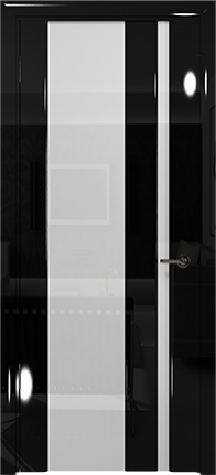 Арт Деко Vatikan Premium Глянец Спациа-5  черный глянец черный триплекс кипельно-белый