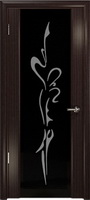 Арт Деко Стайл Спация-3 эвкалипт триплекс черный с рисунком 