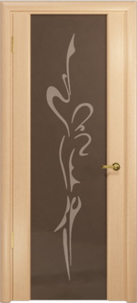 Арт Деко Стайл Спация-3 беленый дуб триплекс тонированный с рисунком 