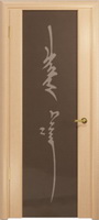 Арт Деко Стайл Спация-3 беленый дуб триплекс тонированный с рисунком «Чингизхан»