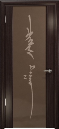 Арт Деко Стайл Спация-3 эвкалипт триплекс тонированный с рисунком «Чингизхан»