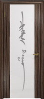 Арт Деко Стайл Спация-3 эбен триплекс белый с рисунком «Чингизхан»