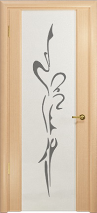 Арт Деко Стайл Спация-3 беленый дуб триплекс белый с рисунком 