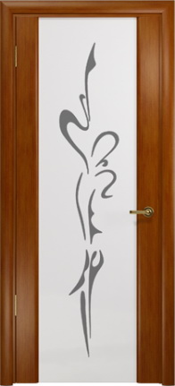 Арт Деко Стайл Спация-3 анегри темный триплекс белый с рисунком 