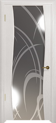 Арт Деко Стайл Вэла беленый дуб зеркало с рисунком