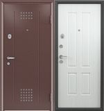 Стальная дверь Torex SUPER OMEGA 10, RP-1,Капучино / RS-7,Перламутр белый