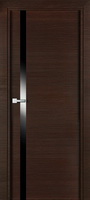 PROFIL DOORS 6Z Венге Кроскут черный лак