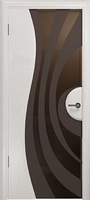 Арт Деко Стайл Ветра-1 ясень белый триплекс тонированный с рисунком