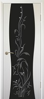 Престиж Style Сириус с художественным рисунком со стразами ПО стекло триплекс черный