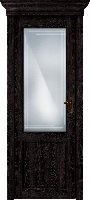 Status Classic 521 дуб черный стекло алмазная гравировка «Грань»